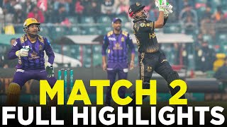 Full Highlights  Quetta Gladiators vs Peshawar Zalmi  Match 2  HBL PSL 9  M2A1A [upl. by Eillib]