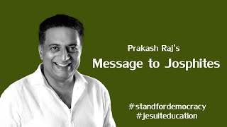 Prakash Rajs message to Josephites [upl. by Chee]