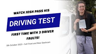 Joshs Driving Test  Passed in Telford [upl. by Artenehs753]