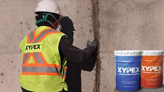 Xypex  How to Repair Leaking and Dry Concrete Cracks [upl. by Kowalski612]