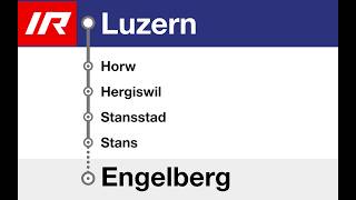 Zentralbahn Ansagen • IR • Luzern – Engelberg andere Stimme [upl. by Freya179]