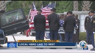 Sergeant Justin Johnson Burial service on Saturday [upl. by Aicsila]