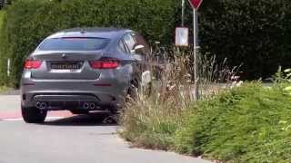 Sound BMW X6M SportauspuffSound by mariani E71 [upl. by Odnomyar]