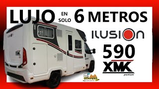 VOYenVAN  AUTOCARAVANA PERFILADA nueva ILUSION XMK 590 H PREMIUM 2024 [upl. by Rimahs]