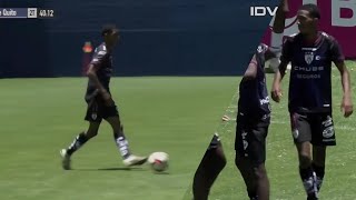 15 Year Old Edwin Quintero vs LDU Quito 1 Assist The Most Perfect Neymar Regen [upl. by Rochelle]