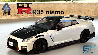 AUTOart 118 Nissan GTR R35 Nismo Special Edition White [upl. by Demha886]