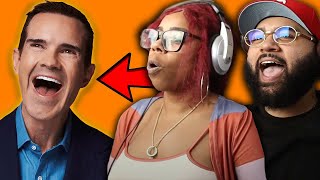 Jimmy Carr Riskiest Jokes  WILDEST COMEDIAN EVER  BLACK COUPLE REACTS [upl. by Malynda]