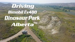 Driving through Dinosaur Provincial Park Alberta [upl. by Aggappera649]