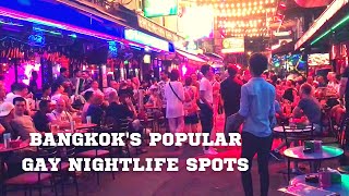 BANGKOK GAY STREET Silom Soi 4 Thailand Nightlife [upl. by Eelinej172]