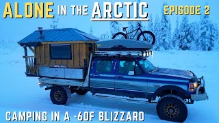 Driving an Old Ford Truck to the Arctic Ocean in 60F51C  5 Days2000 miles Snowstorm Camping [upl. by Adnouqal168]