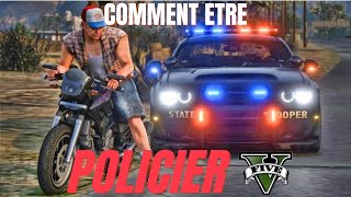 Comment être policier sur gta 5 mode histoire [upl. by Arytas]