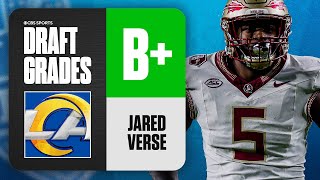 2024 NFL Draft Grades Rams select Jared Verse No 19 Overall  CBS Sports [upl. by Woothen]