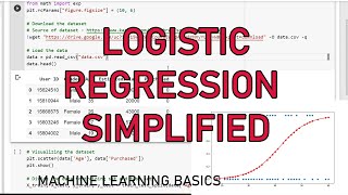 Logistic Regression in Python  Machine Learning Basics [upl. by Nalliuq949]