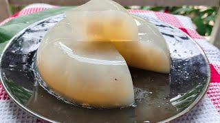 প্রাণ জুড়ানো কলিজা ঠান্ডা করার মত লিচুর পুডিং  litchi pudding recipe  lychee jelly pudding dessert [upl. by Carrew]