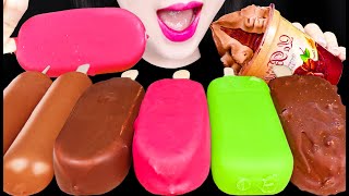 ASMR Ice Cream Parfait Magnum Chocolate 초코 파르페 매그넘 아이스크림 먹방 Mukbang Eating [upl. by Ekusoyr44]