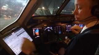 Flying Lufthansa Cargo MD 11F from Frankfurt to New York JFK incl full cockpit landing [upl. by Schlessinger832]