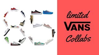 85 Limited Vans Shoe Collabs Star Wars Supreme Nasa amp More [upl. by Eolhc]