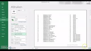 MS Excel  Werkmappen  Werkbladen afdrukken [upl. by Mccreary126]