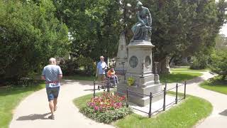 Central Cemetery or Wiener Zentralfriedhof 330000 graves Yikes  Vienna Austria  ECTV [upl. by Anide]