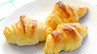 How to make croissants Easy croissant recipe  Butter croissant recipe [upl. by Llertak]