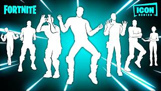 BEST ICON SERIES DANCES amp EMOTES IN FORTNITE [upl. by Llerraf160]