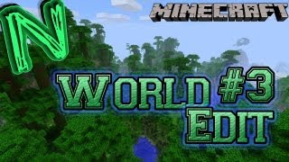 MINECRAFT World edit 3 Arboles Intercambiar elementos Piramides [upl. by Bo]