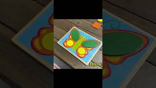 Wooden Shapes Puzzle for Kids [upl. by Romilly159]