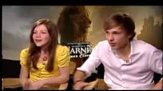 Interview with William Moseley and Georgie Henley [upl. by Lilian]