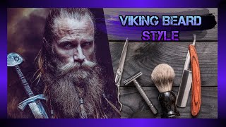 💈 5 VIKING BEARD STYLES ✂️ BARBER SHOP Beard Trimming Tutorial 2 [upl. by Rednasyl]