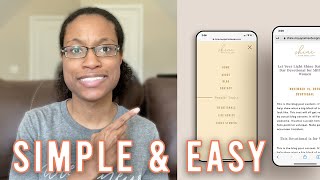 How to Edit Your Showit Template Mobile Navigation [upl. by Ettenaj]