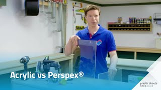 Acrylic vs Perspex®  Plasticsheetsshopcouk [upl. by Boot]