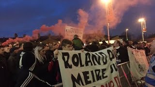 Charlton fans protest after Blackburn Rovers home game  23rd January 2016 [upl. by Eustasius]