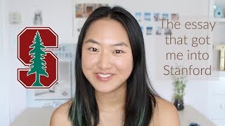 ANALYZING MY COMMON APP ESSAY THAT GOT ME INTO STANFORD USC NYU amp MORE [upl. by Daisey]