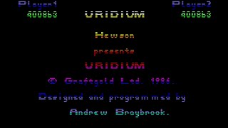 Uridium Commodore 64 – Écrantitre – 1080p [upl. by Merta]