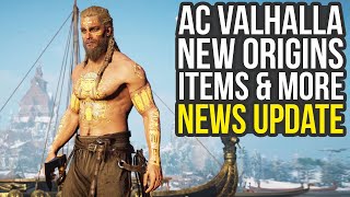 Assassins Creed Valhalla Update Next Week Origins Items amp More New Items AC Valhalla Update [upl. by Tezil]