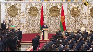 Belarusian Anthem 2020  Alexander Lukashenko Inauguration 23rd September 2020 [upl. by Aiela93]