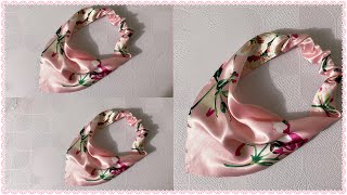 How to make a diy Bandana headband Head scarfHow to fold a bandanaHair scarf tutorial [upl. by Ssecnirp367]