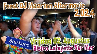 Bistro Lafayette Sur Mer  Breskens feestdjmaarten aftermovie Breskens showbureau [upl. by Milore]