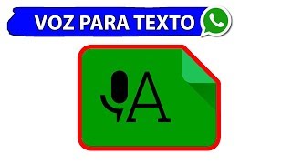 Whatsapp app que transforma mensagem de voz em texto [upl. by Fidelas865]