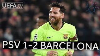 PSV 12 BARCELONA UCL HIGHLIGHTS [upl. by Grounds317]