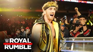 Logan Pauls epic Royal Rumble Match debut WWE Royal Rumble 2023 highlights [upl. by Neelia345]