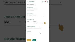Open a TAIB Deposit Certificate TDC on our TAIBVX App [upl. by Sherj82]