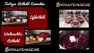 Apfelrotkohl Einwecken [upl. by Peirce]