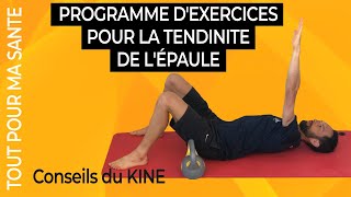 Tendinite de lépaule  7 exercices kiné [upl. by Audri312]