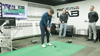 Matts Putter Fitting at the Ping Putting Lab [upl. by Ennaerb]