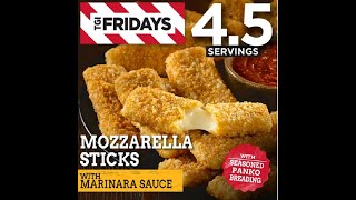 Air Fryer Frozen Mozzarella Sticks  TGIF Friday Mozzarella Sticks [upl. by Schmitt]