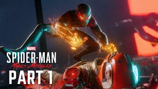 SPIDER MAN MILES MORALES PC Gameplay Walkthrough Part 1  No Commentary [upl. by Ettenil]