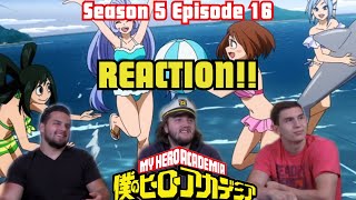 The Custodians REACT to My Hero Academia Season 5 Episode 16 BEACH EPISODE [upl. by Menashem]