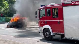 Feuerwehreinsatz in Rinteln am PferdemarktHartler Straße [upl. by Britteny]