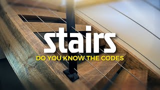 All of the building codes for stairs in one video How to build stairs [upl. by Torey]